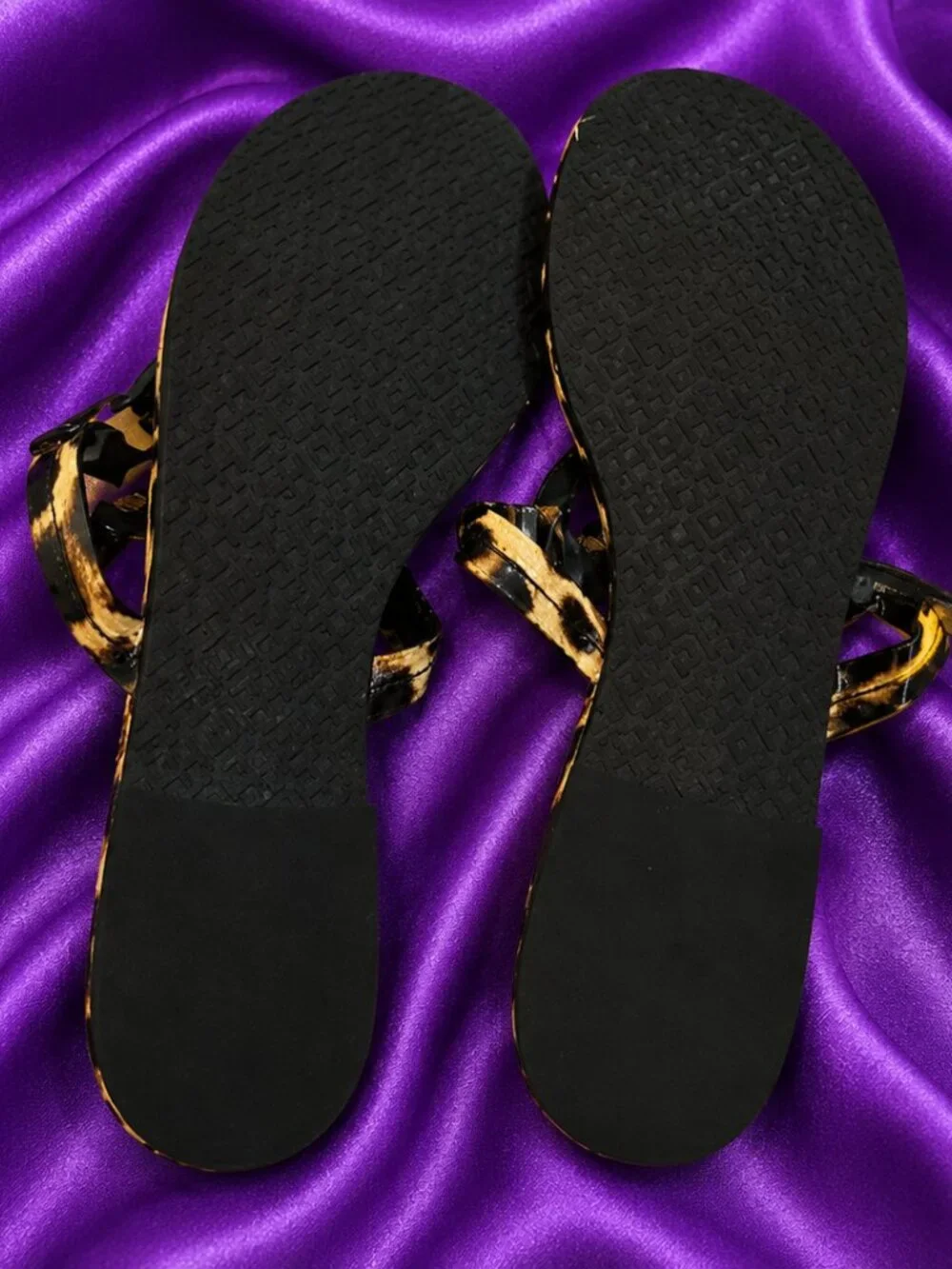 EUC Tory Burch Miller Leopard Print Sandals